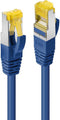 LINDY 47285 RJ45 Netwerkkabel, patchkabel CAT 6a (losse kabel CAT 7) S/FTP 20.00 m Blauw 1 stuk(s)