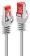 LINDY 47347 RJ45 Netwerkkabel, patchkabel CAT 6 S/FTP 7.50 m Grijs 1 stuk(s)