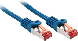LINDY 47358 RJ45 Netwerkkabel, patchkabel CAT 6 S/FTP 10.00 m Blauw 1 stuk(s)