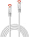 LINDY 47387 RJ45 Netwerkkabel, patchkabel CAT 6 S/FTP 7.50 m Wit 1 stuk(s)