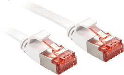 LINDY 47565 RJ45 Netwerkkabel, patchkabel CAT 6 U/FTP 10.00 m Wit 1 stuk(s)
