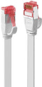 LINDY 47565 RJ45 Netwerkkabel, patchkabel CAT 6 U/FTP 10.00 m Wit 1 stuk(s)