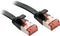 LINDY 47575 RJ45 Netwerkkabel, patchkabel CAT 6 U/UTP 10.00 m Zwart Snagless 1 stuk(s)