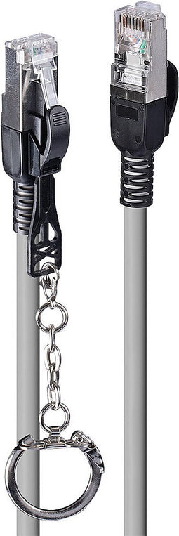 Lindy 47603 netwerkkabel Grijs 1,5 m Cat6a S/FTP (S-STP)