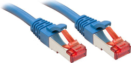 LINDY 47723 RJ45 Netwerkkabel, patchkabel CAT 6 S/FTP 10.00 m Blauw Snagless 1 stuk(s)