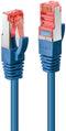 LINDY 47723 RJ45 Netwerkkabel, patchkabel CAT 6 S/FTP 10.00 m Blauw Snagless 1 stuk(s)