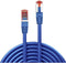 LINDY 47723 RJ45 Netwerkkabel, patchkabel CAT 6 S/FTP 10.00 m Blauw Snagless 1 stuk(s)