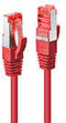 LINDY 47735 RJ45 Netwerkkabel, patchkabel CAT 6 S/FTP 3.00 m Rood 1 stuk(s)