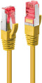 LINDY 47768 RJ45 Netwerkkabel, patchkabel CAT 6 S/FTP 10.00 m Geel Snagless 1 stuk(s)