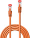 LINDY 47810 RJ45 Netwerkkabel, patchkabel CAT 6 S/FTP 3.00 m Oranje 1 stuk(s)