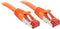 LINDY 47815 RJ45 Netwerkkabel, patchkabel CAT 6 S/FTP 20.00 m Oranje 1 stuk(s)
