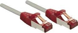 LINDY 47841 RJ45 Netwerkkabel, patchkabel CAT 6 S/FTP 7.50 m Grijs Snagless 1 stuk(s)