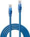 LINDY 48021 RJ45 Netwerkkabel, patchkabel CAT 6 U/UTP 7.50 m Blauw 1 stuk(s)