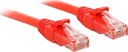 LINDY 48040 RJ45 Netwerkkabel, patchkabel CAT 6 U/UTP 30 m Rood 1 stuk(s)