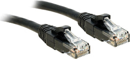 LINDY 48084 RJ45 Netwerkkabel, patchkabel CAT 6 U/UTP 20.00 m Zwart 1 stuk(s)