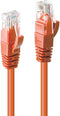 LINDY 48112 RJ45 Netwerkkabel, patchkabel CAT 6 U/UTP 10.00 m Oranje 1 stuk(s)