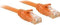 LINDY 48112 RJ45 Netwerkkabel, patchkabel CAT 6 U/UTP 10.00 m Oranje 1 stuk(s)