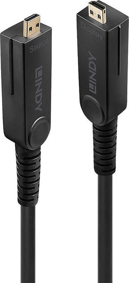 LINDY Aansluitkabel HDMI-micro-D stekker, HDMI-micro-D stekker 10.00 m Zwart 38320 HDMI-kabel