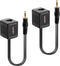 LINDY Audio-extender Audio, stereo (3.5 mm jackplug) via netwerkkabel RJ45 100 m