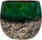 Lindy Green Black donkergroen pot 19 cm ronde bloempot voor binnen