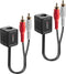 Lindy kabeladapters/verloopstukjes 2xRCA/RJ45