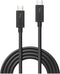 LINDY Thunderbolt-kabel Thunderbolt 3 USB-C stekker, USB-C stekker 1.00 m Zwart 41556