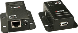 LINDY USB 2.0 Cat.5 Extender With Power Over - USB-uitbreider - USB 2.0 - maximaal 50 m