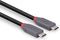 LINDY USB-C-kabel USB 4.0 USB-C stekker 2.00 m Zwart 36958
