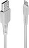 LINDY USB-kabel USB 2.0 USB-A stekker, Apple Lightning stekker 0.50 m Wit 31325