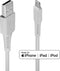 LINDY USB-kabel USB 2.0 USB-A stekker, Apple Lightning stekker 0.50 m Wit 31325