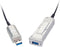 LINDY USB-kabel USB 3.2 Gen1 (USB 3.0 / USB 3.1 Gen1) USB-A stekker, USB-A bus 50.00 m Zwart, Grijs 42701