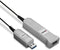 LINDY USB-kabel USB 3.2 Gen1 (USB 3.0 / USB 3.1 Gen1) USB-A stekker, USB-A bus 50.00 m Zwart, Grijs 42701