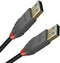 LINDY USB-kabel USB 3.2 Gen1 (USB 3.0 / USB 3.1 Gen1) USB-A stekker, USB-A stekker 1.00 m Zwart 36751