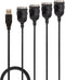 LINDY USB-kabel USB-A stekker, VGA-stekker 9-polig 0.94 m Zwart 42675