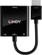 Lindy - Videoconverter - HDMI - VGA - zwart