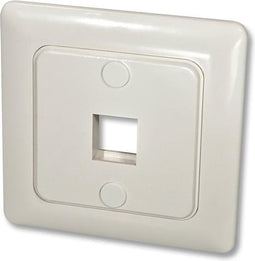 Lindy Wanddose DE für ein Keystone-Modul Wanddose mit Frontb