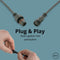 Linea bolderlamp- Tuinverlichting - Plug and Play- Laagspanning - Staande verlichting - Zwart