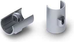 LINEAIRE CONNECTOR VOOR ALUMINIUMPROFIEL VOOR LEDSTRIP ALU-ROUND - COMPATIBEL MET REUTLINGER KABELHOUDER - ZILVER