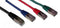 Lineaire kitpc6d Pack 4 Kabel RJ45 Stecker, 2 m Mehrfarbig