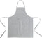 Linen & More - Schort 'Fine stripe' (Dark Grey)