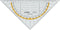 Linex geodriehoek 1616G | 16 cm