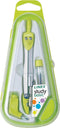 Linex schoolpasser 950, 3 -delig, in een ophangdoosje, in geassorteerde kleuren