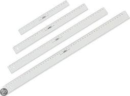 Liniaal 20cm M&R 1120/000 Transparant