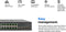 Linksys LGS328C - Network Switch - Gigabit - Managed - 24 Poorten - 4 SFP+ Poorten - Zwart