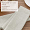 Linnen servetten stoffen servetten set van 6, 45x45 cm 100% Frans linnen afwasbaar servetten, zachte ademende servetten met Oeko Tex 100 standaard, beige/natuurlijk linnen
