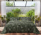 LINNICK Dekbedovertrek Katoen Black Forest - green - 140x200/220cm - 1 persoons