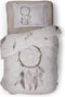 LINNICK Dekbedovertrek Katoen Bohemian - beige - 140x200/220cm - 1 persoons