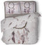 LINNICK Dekbedovertrek katoen Bohemian - beige - 240x200/220cm - lits jumeaux