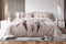 LINNICK Dekbedovertrek katoen Bohemian - beige - 240x200/220cm - lits jumeaux