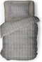 LINNICK Dekbedovertrek Katoen Bracken - grey - 140x200/220cm - 1 persoons